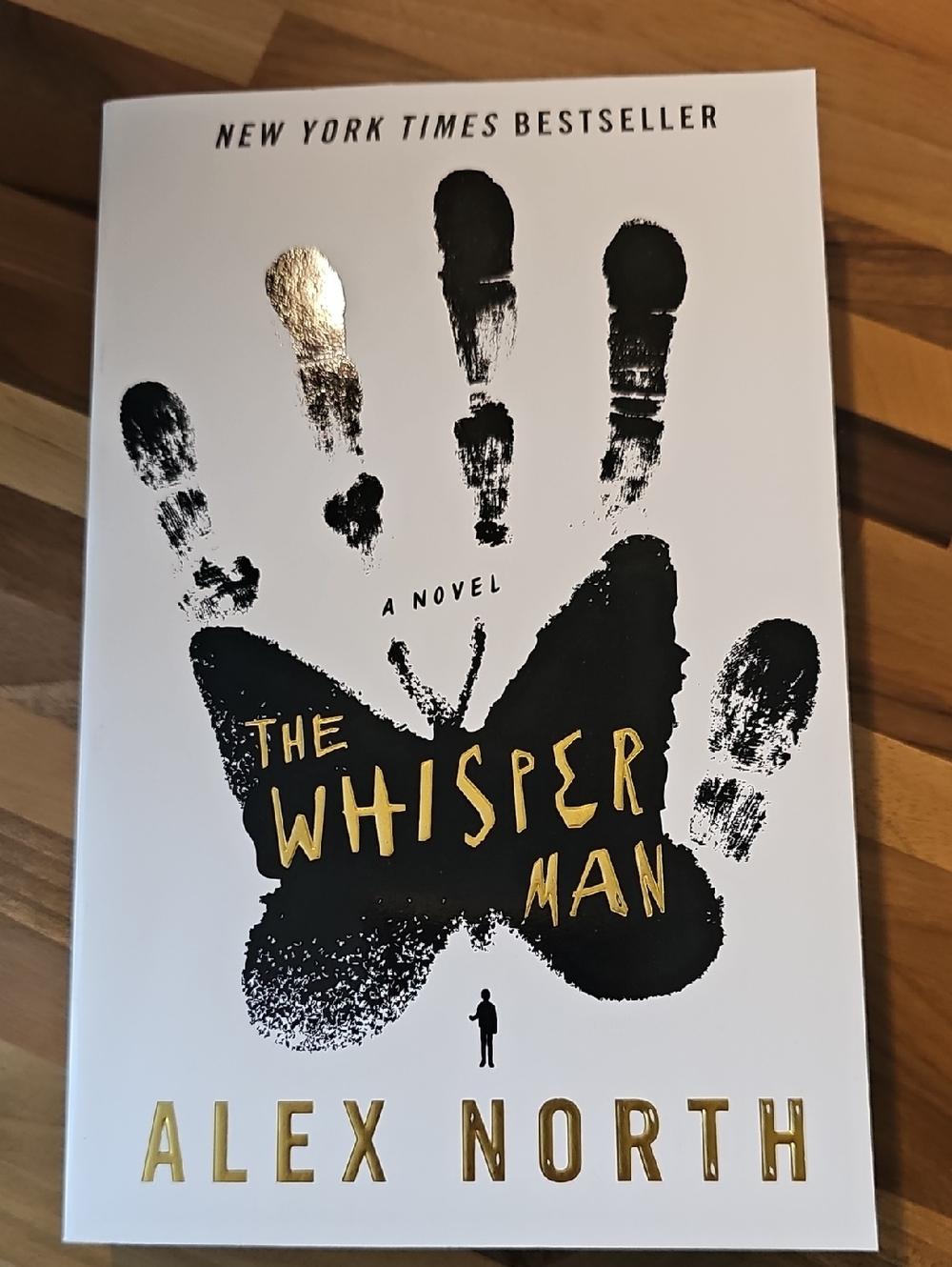C White & Black Paperback Back Cover with Gold Accents